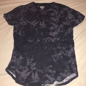 Hollister Curved Hem Tee tie dye